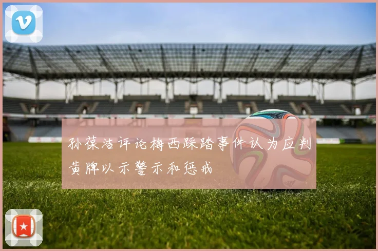 孙葆洁评论梅西踩踏事件认为应判黄牌以示警示和惩戒